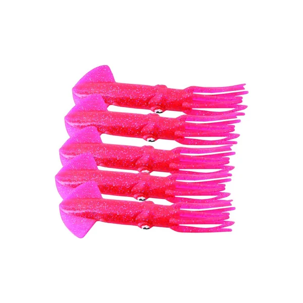 Mold Craft Squirt Squid Lure 12in Unrigged - Hot Pink
