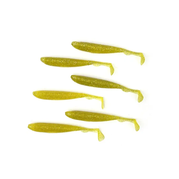 Molix RA Shad 3.5in 6pc UV Exclusive Yellow/Gold