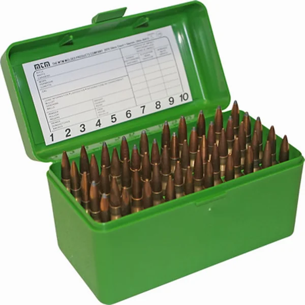 MTM 50 Round Large Rifle Ammo Box