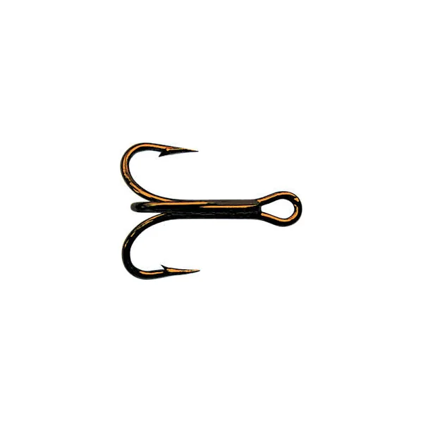 Mustad 3599C 4X Bronze Kingfish Treble Hook - 100 Pack - 4