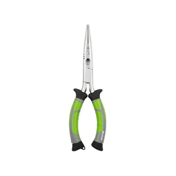Mustad 8" Pearl Nickel Straight Nose Pliers