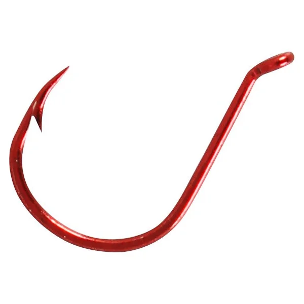 Mustad Double Wide KVD Drop Shot Hook Red