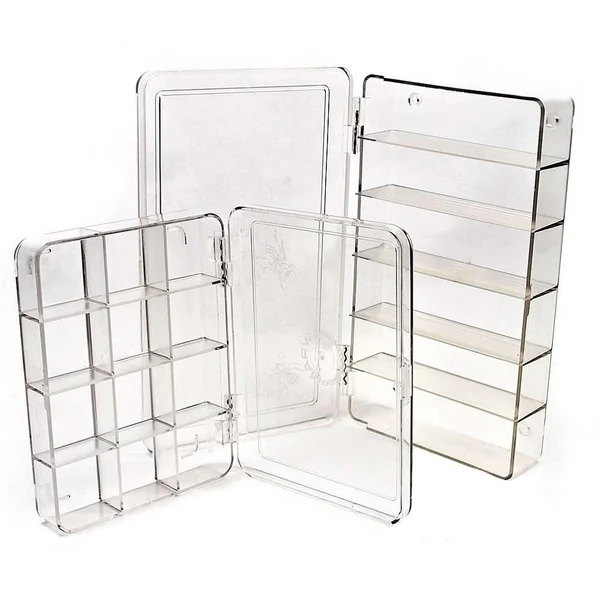 Myran Clear Compartment Boxes