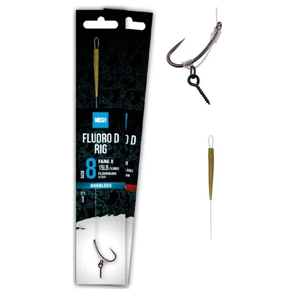 Nash Fluoro D Rig Barbless
