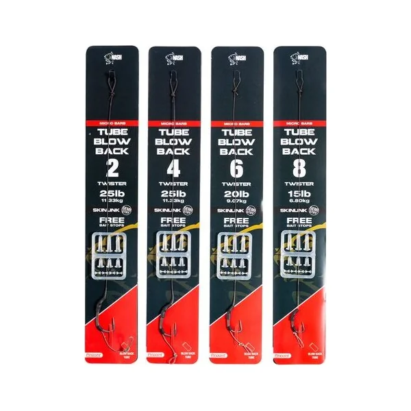 Nash Tube Blow Back Rig Size 2 Micro Barbed