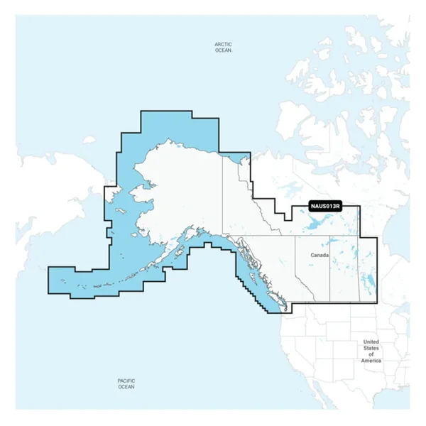 Navionics NAUS013R - Canada, West Alaska - Navionics+ [010-C1467-30]