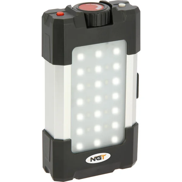 NGT 21 LED Light - 500 Lumen with USB Rechargable 10400mAh Battery and Powerbank