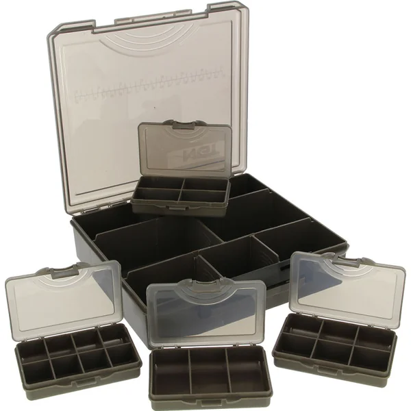 NGT 4+1 Tackle Box - Tackle Box with 4 Bit Boxes