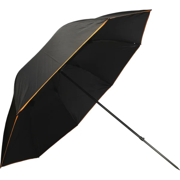 NGT Umbrella - 50in Black Match Brolly with Taped Seams and Nylon Case