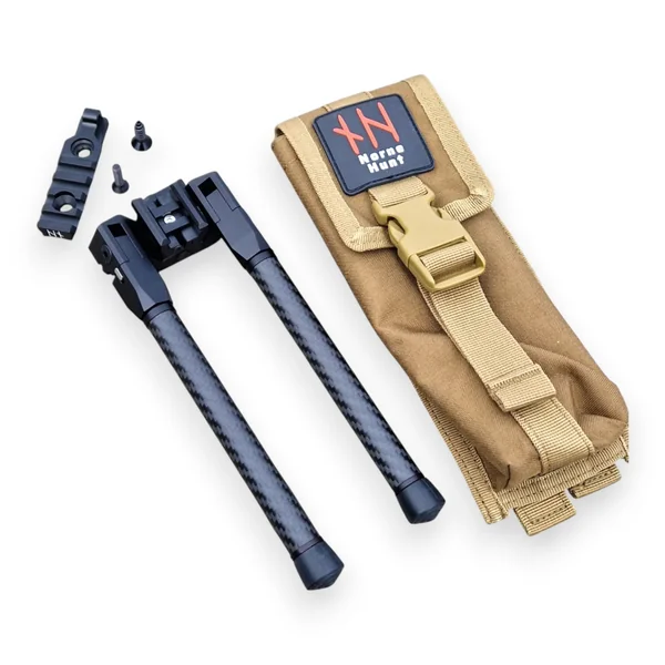 NorneHunt Svartr Carbon Picatinny Bipod 19-27cm