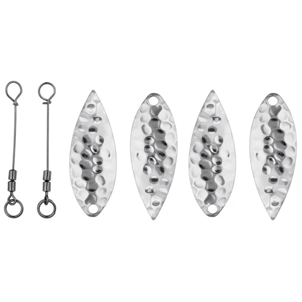 Owner Flashy Swimmer Kit Silver Willow Leaf 4pk