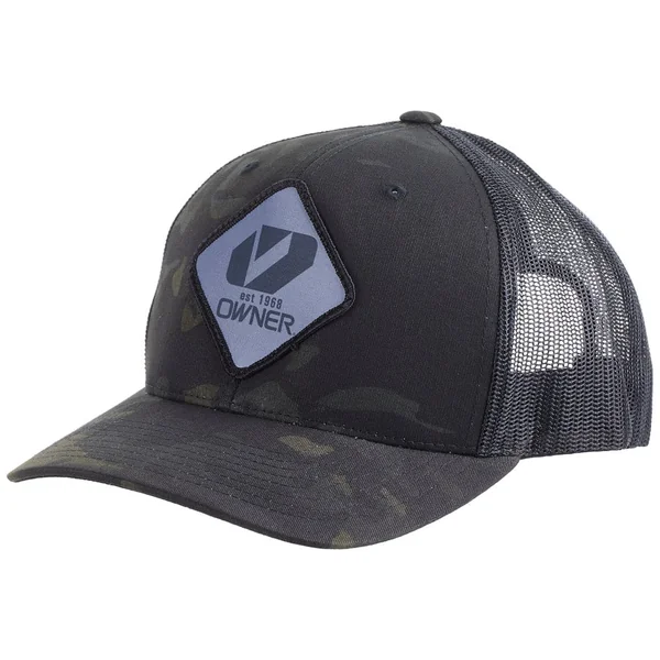 Owner Snapback Patch Black Multicam Trucker Hat