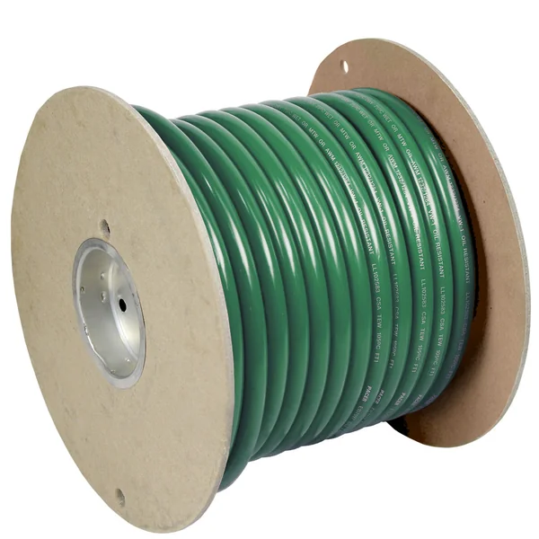 Pacer Green 4 AWG Battery Cable -100'