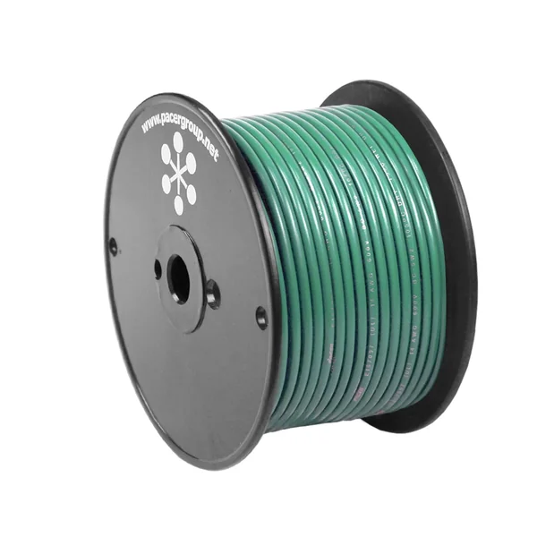 Pacer Green 8 AWG Primary Wire (100')