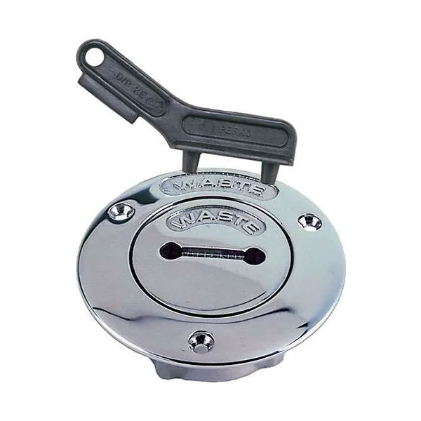 Perko 0524DP0CHR Waste Deck Plate w/ Key