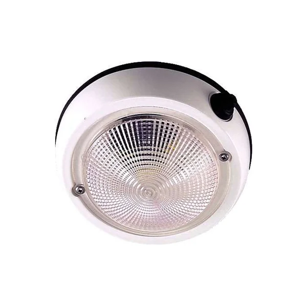 Perko 1253DP2WHT Surface Mount Exterior Dome Light - 5'' Globe