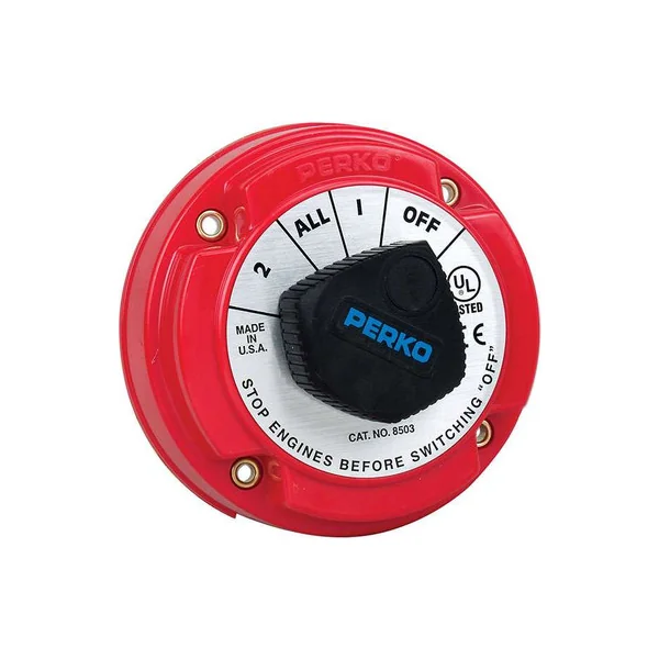 Perko 8503DP Medium Duty Battery Selector Switch w/ Alternator Field Disconnect