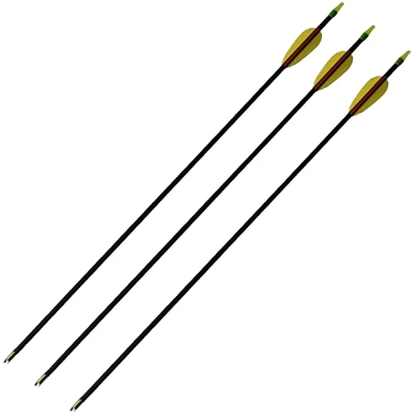 Petron 3 Pack 28in Fibreglass Arrows