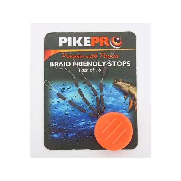 PikePro Braid Friendly Stops x 16