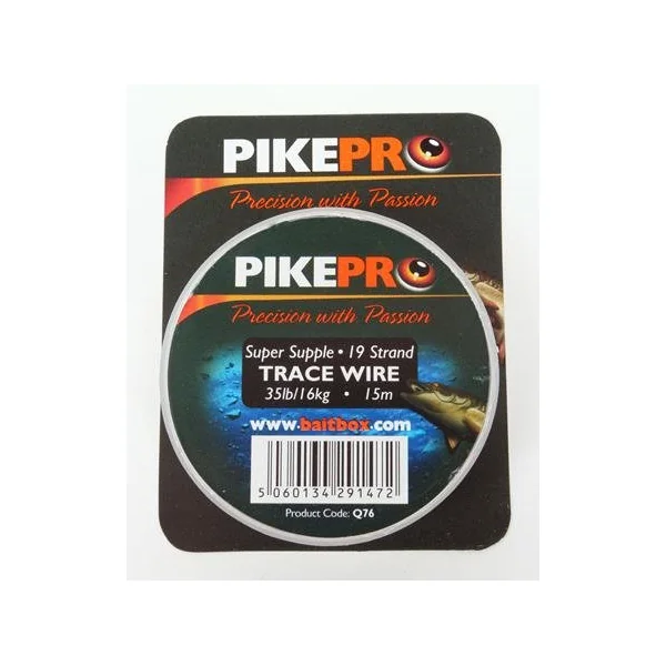 PikePro Trace Wire Super Supple 19 Strand 35lb 15m