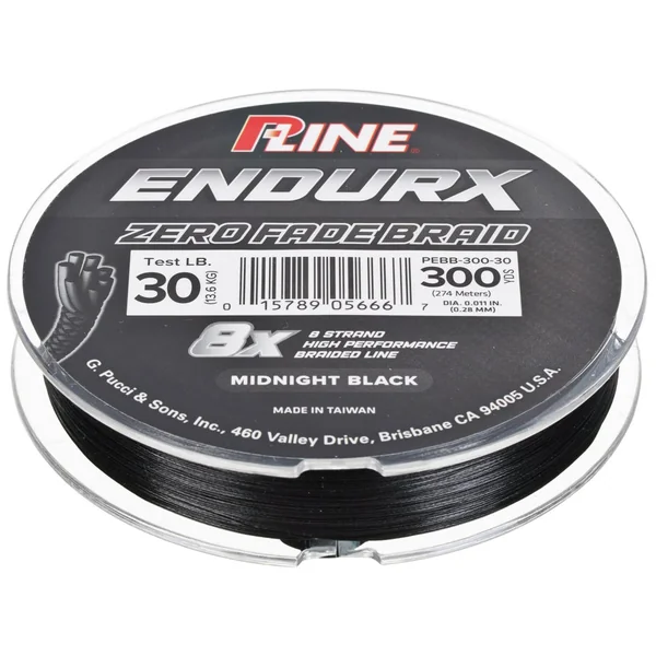 P-Line EndurX Midnight Black No Fade Braid