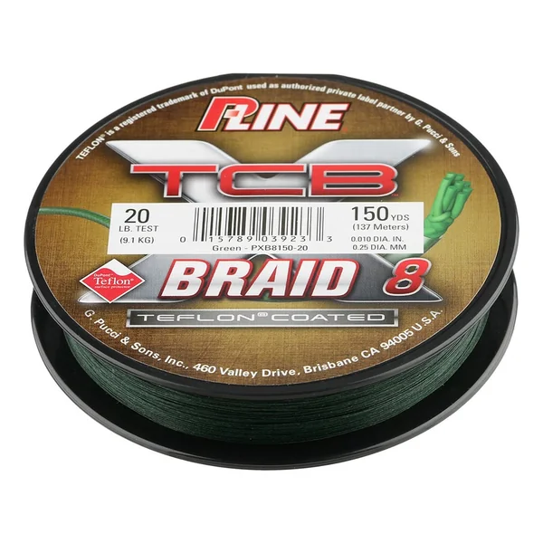 P-Line TCB 8 Teflon Coated 8-Carrier Braided Line Green