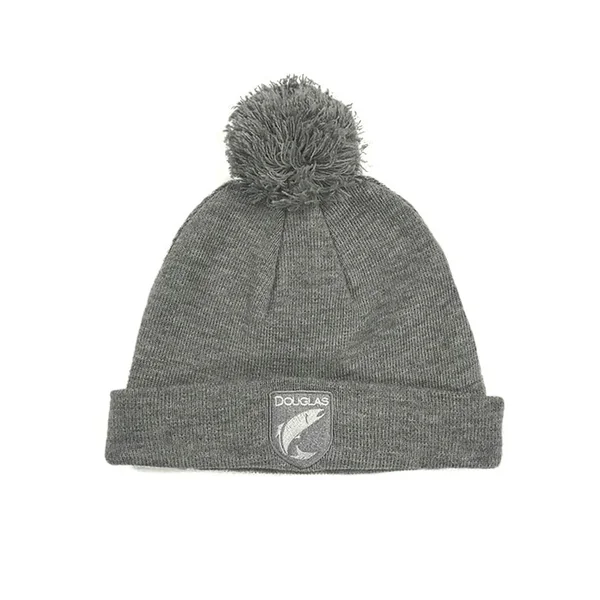 Pom Cuff Beanie – Gray (93134)