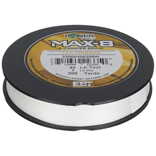 Power Pro Max 8 Braided Line White