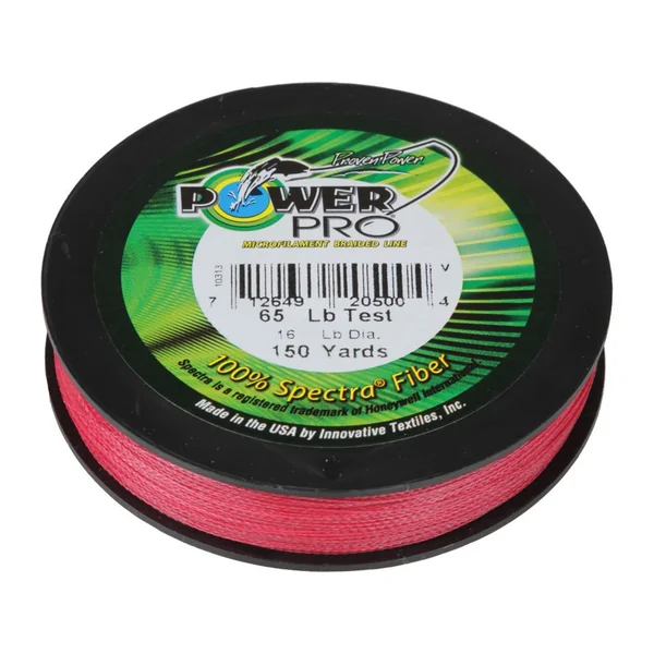 Power Pro Spectra Braided Line Vermillion Red