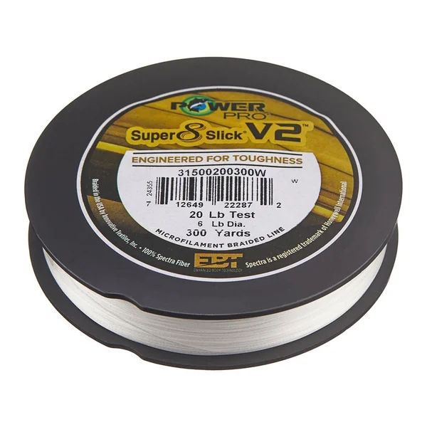 Power Pro Super8Slick V2 Braided Line White