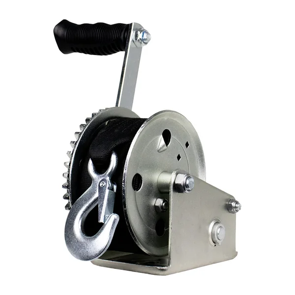 Powerwinch Utility Series Winch 800lb, 6" Crank Arm - Zinc [21500-W-0800-6-Z-R]