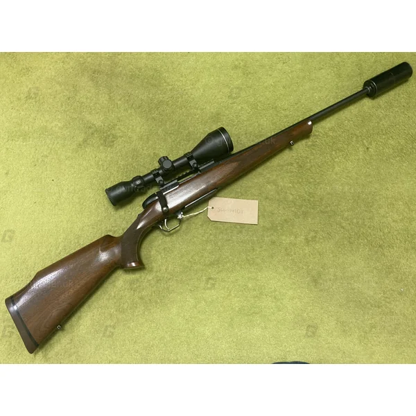 Preloved Browning European .22-250 Bolt Action Rifle with Scope and Moderator - Used