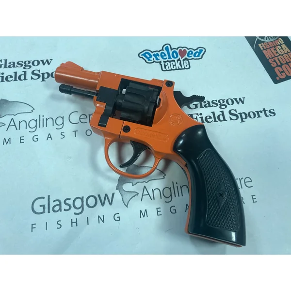 Preloved Bruni Olympic 6 .22 Blank Firing Revolver Starting Pistol Orange - Excellent