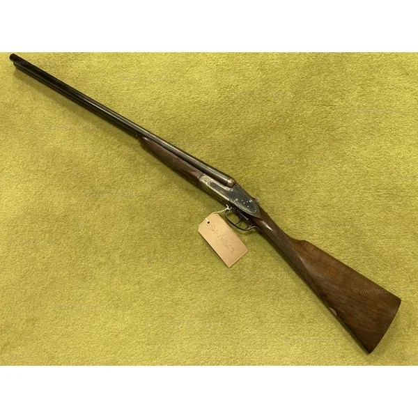 Preloved Gunmark Silver Sabel Sideplate Non-Ejector 12G SBS Shotgun 27in IC(1/4)/M(1/2) Chokes - Used