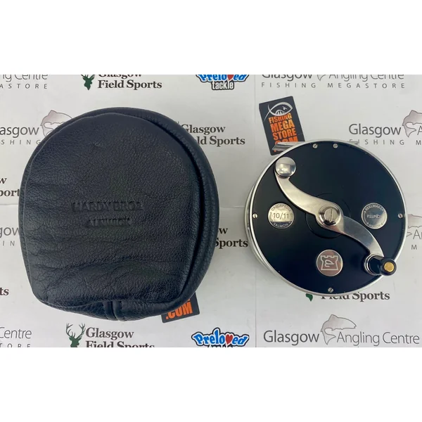 Preloved Hardy Cascapedia 10/11 Salmon Fly Reel (in pouch)- Excellent