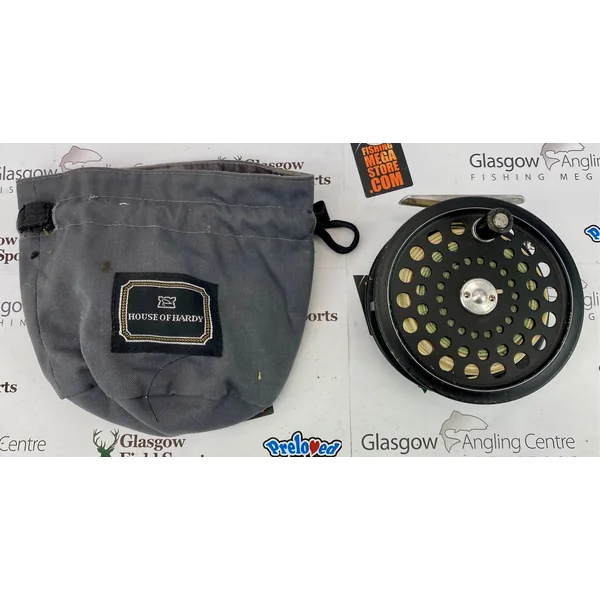 Preloved Hardy Ultralite Disc Salmon Fly Reel LTD edition #076 (in pouch) - Used