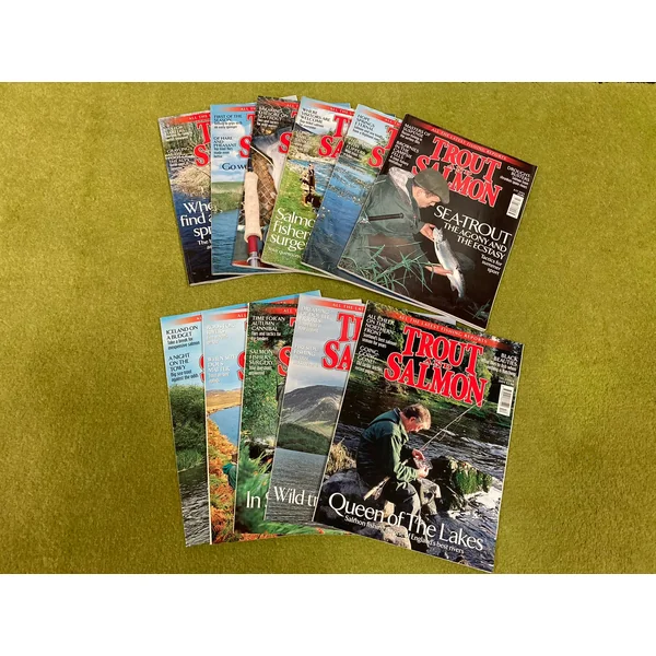 Preloved Magazines Trout and Salmon 2004 - 11 Issues - Used
