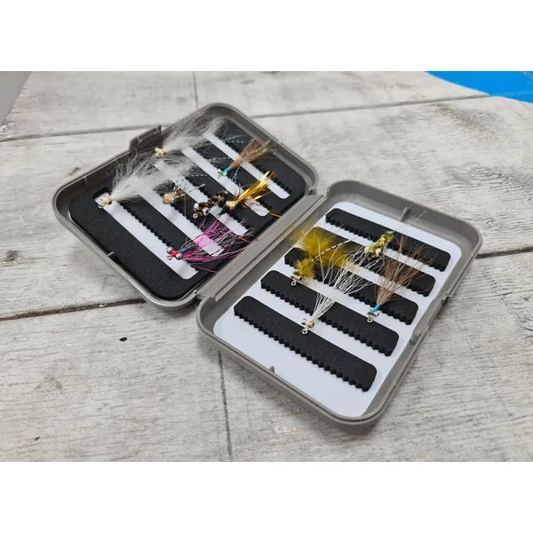 Preloved Stillwater 11pc Bonefish/Shrimp Boxed Fly Selection - As New
