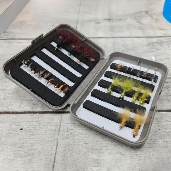 Preloved Stillwater 25pc Fishery Pattern Boxed Fly Selection - As New