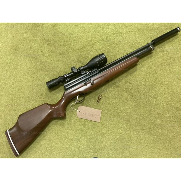 Preloved Webley Raider 10 .22 Air Rifle with Scope Silencer and Bag - Used