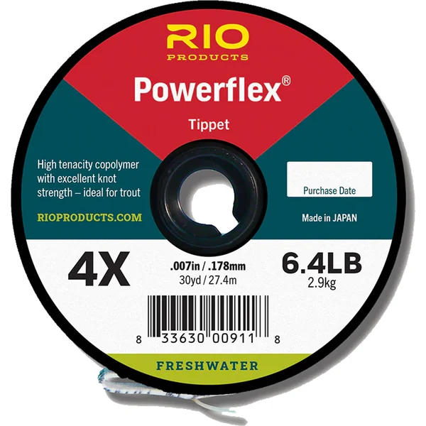 Rio Powerflex Tippet Material 30yd Spool