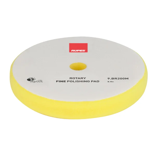 RUPES Rotary Fine Polishing Foam Pad 175/180mm - Yellow [9.BR200M]