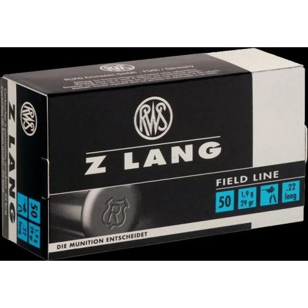 RWS .22 LR 29 Grain Z Lang LRN (50 Box)