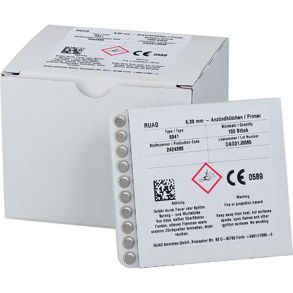 RWS No. 5341 Large Rifle Anvil Primers (100 Box)