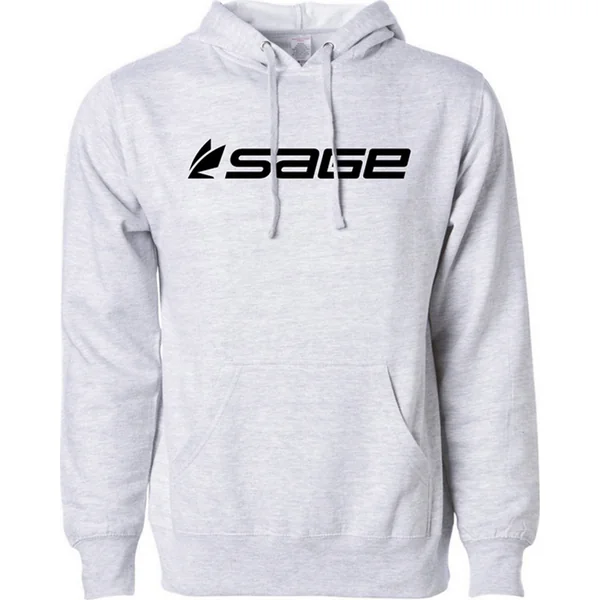Sage Logo Hoodie Grey