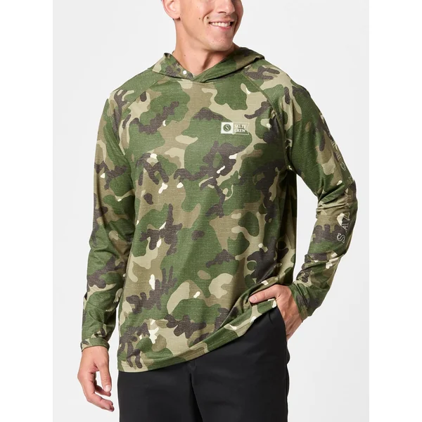 Salty Crew Apex Perforated Hooded Sunshirt
