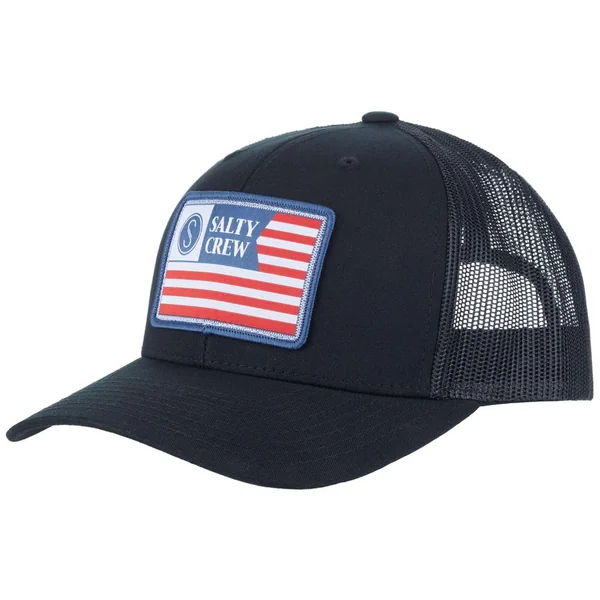Salty Crew Freedom Flag Retro Trucker Hat