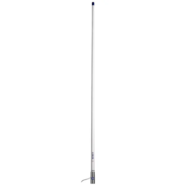 Scout 4' White VHF Antenna 3dB Stainless Steel Ferule w/5M RG-58 Includes PL-259 [PF AN NVHF00044T]