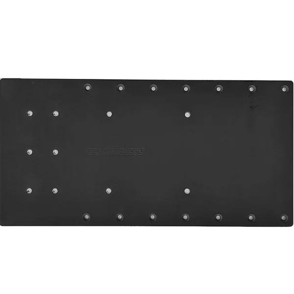 Sea Brackets 20" Straight Trolling Motor Plate f/Minn Kota Quest - Black [SEA2310-BLK]