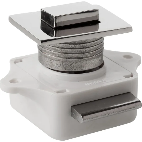 Sea-Dog Push Button Rim Latch - Square - Stainless Steel/Plastic Housing [225310-1]